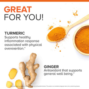 Turmeric Curcumin with Black Pepper and Ginger, 2400mg