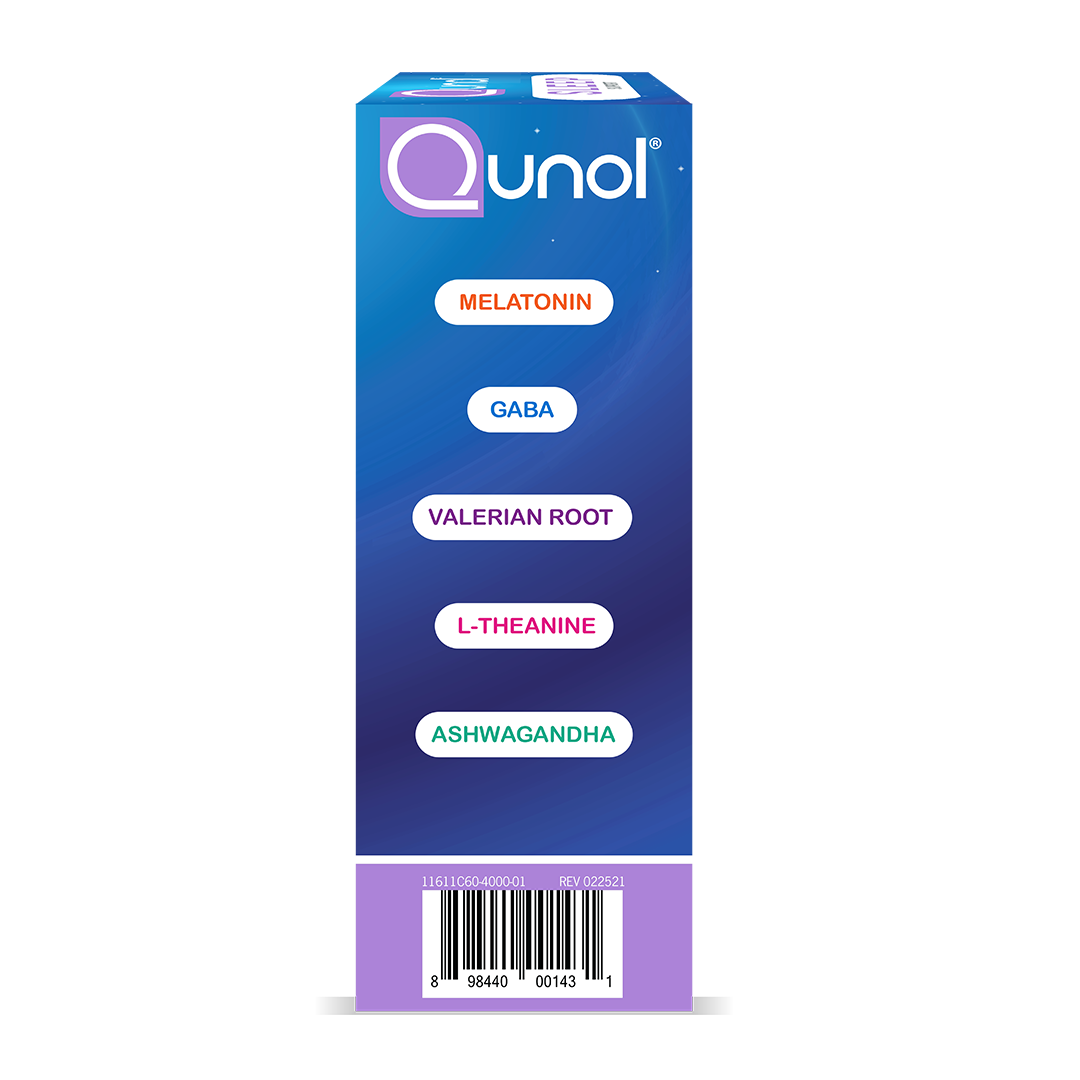 Qunol 5 in 1 Sleep Support - Melatonin, Ashwagandha